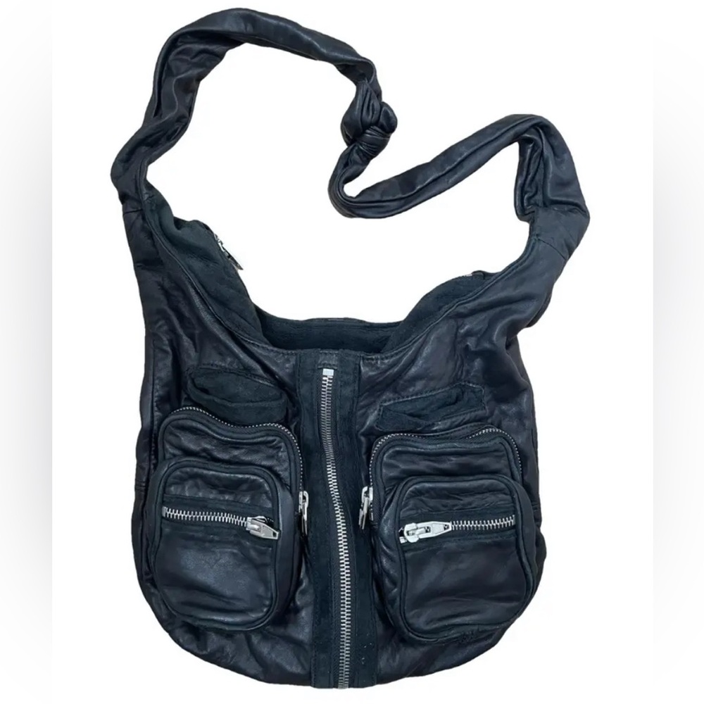 Alexander Wang Donna Leather Hobo Crossbody